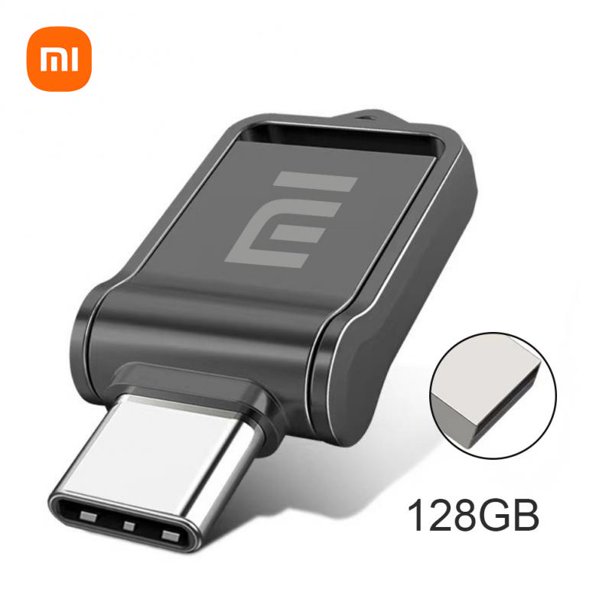 Xiaomi-unidad Flash USB de Metal 2 en 1, Pendrive USB 3,0 tipo C y Micro USB, OTG, 2tb, 1tb, 512gb, disco U qym unisex