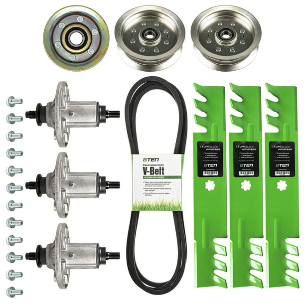8TEN Deck Blade Spindle Belt Idler Kit for John Deere LA130 GY21098