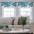 thumbnail image 4 of LALILO Kitchen Curtain Valance Art Goodnight And Sweet Rod Pocket Window Curtain 52"x 18" Set of 2, 4 of 5
