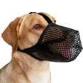thumbnail image 4 of Muzzle for Dog Anti Bite Protective Nylon Soft Cage Muzzles Adjustable Portable Black Small, 4 of 7