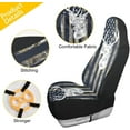 thumbnail image 4 of Southwest Native American Tribal Car Seat Covers Set of 2,Turquoise Navajo Design Western Universal Auto Front Seat Cushion Protector for Women Men Cute Car Accessories Fit for Car SUV Truck, 4 of 7