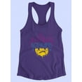 thumbnail image 3 of Tired Of Being Sorry Melt Face Racerback Tank Women -Image by Shutterstock, Female Large, 3 of 4