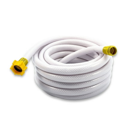 Camco 22783 White PVC Taste Pure 25' Drinking Water Hose with 5/8" Inner Diameter