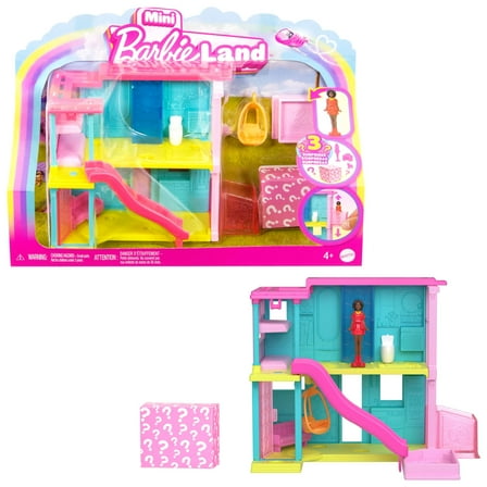 Barbie Mini BarbieLand Doll House Sets, Mini Dreamhouse (Styles May Vary), Multicolor