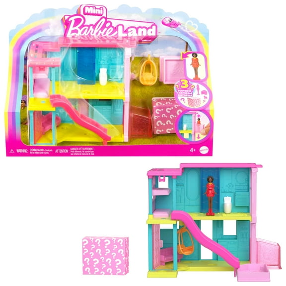 Barbie Mini BarbieLand Doll House Sets, Mini Dreamhouse (Styles May Vary), Multicolor