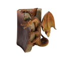 thumbnail image 5 of Fighting Dragon Bookends Resin Decorative Bookend Statues Desktop Ornament, 5 of 5