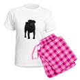 thumbnail image 5 of CafePress - Black Pug Pajamas - Women's Short Sleeve Print T-Shirt and Pants Light Cotton Pajama Set, 5 of 7