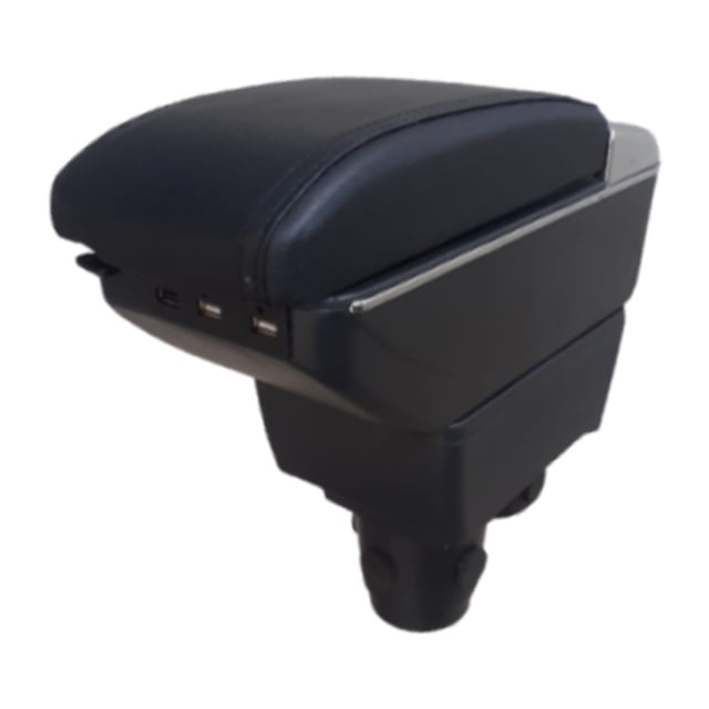 Descansabrazos TSIKA para Duster NG con 7 puertos USB costura negra Modelo A