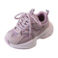 thumbnail image 2 of Willtoo Kids Girls Boys Platform Chunky Heels Sneakers Casual Breathable Lace Up Walking Shoes Comfortable Fashion Sneakers, 2 of 5