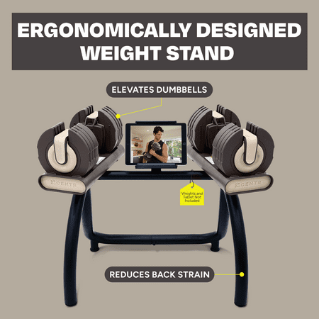 Centr Smart Stack Stand for Adjustable Dumbbells - Black