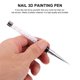 thumbnail image 3 of 3 unids Cepillos de pluma de arte de uñas DIY Nail Drawing Pens Salon Manicure Supply Black, 3 of 5
