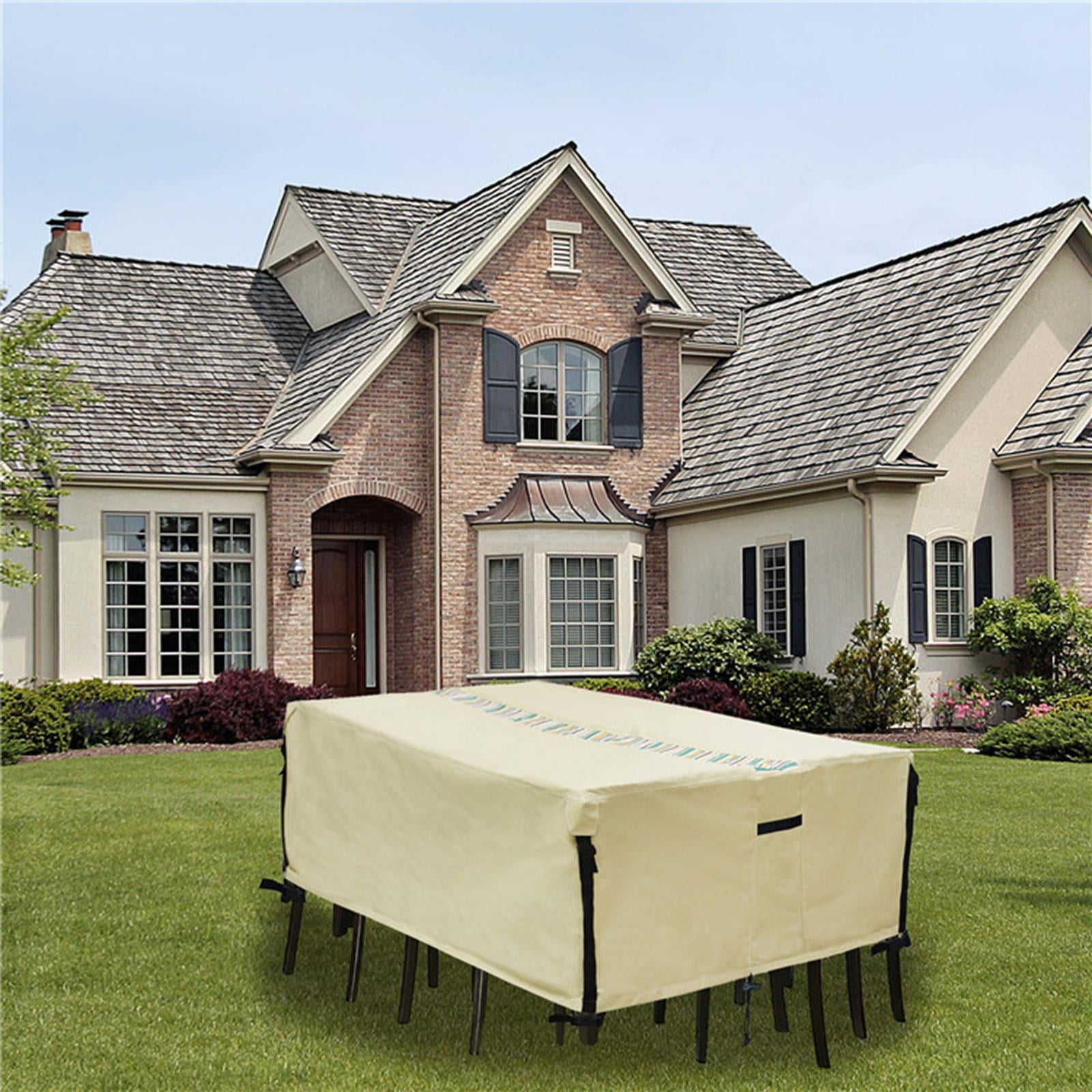 Patio Waterproof Furniture Set Cover Outdoor Beige
