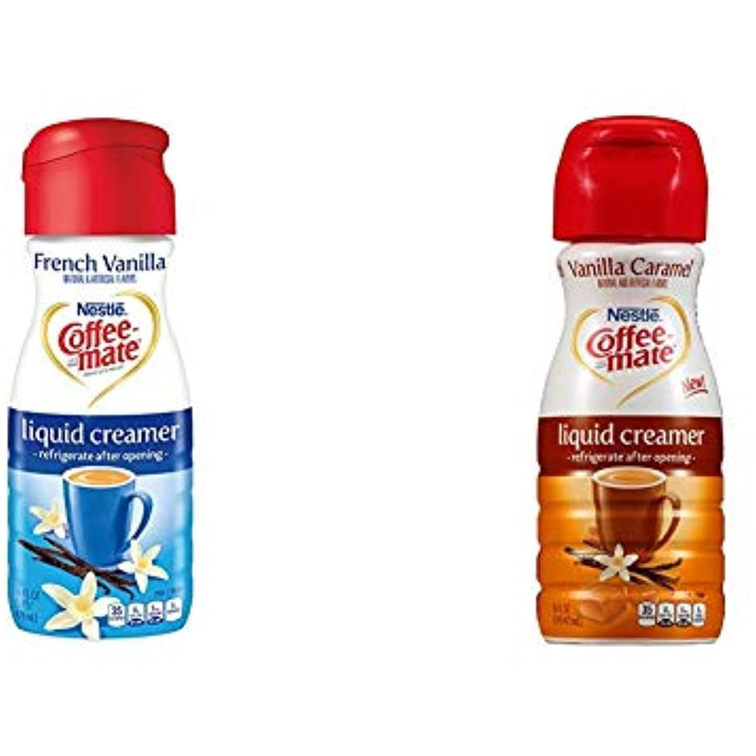 Coffeemate Liquid, French Vanilla, 16Ounce (Pack Of 6) With Coffee