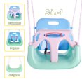 thumbnail image 6 of IFOYO 3-in-1 Kids Swing Seat, Secure Swing Seat with High Back and T-Bar Detachable for Playground Outdoor, Loaded up to 120kg for 3-10 Years Kids, Light Green, 6 of 7