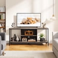 thumbnail image 5 of LINJH TV Stand for TVs up to 65 Inch,Entertainment Center with Open Storage Shelves,TV Media Console Table for Living Room and Bedroom, Gray, 5 of 9