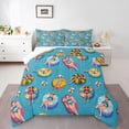 thumbnail image 1 of Erosebridal Summer Holiday Bedding Queen Comforter Set, Swimming Sports Down Comforter, Tropical Beach Decor, Reversible, 1 of 7