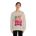 thumbnail image 4 of Womens Adult, In My Disco Era Crewneck Sweatshirt, Retro Groovy 70s Disco, 4 of 7