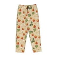 thumbnail image 4 of Goofa Floral Strawberr Printed Soft Pajama Pants for Women, Wide Leg Comfy Casual Lounge Yoga Pants-X-Large, 4 of 9