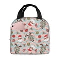 thumbnail image 1 of Disketp Groovy Retro Santa for Insulated Lunch Bag for Women and Men, Perfect for Work, Hiking, Picnic, 1 of 8