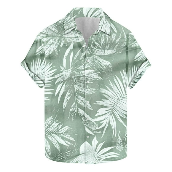 Txeol Men's Hawaiian Shirt Short Sleeve Casual Summer Beach Aloha Shirt Floral Button Down Tropical Hawaii Shirts Todays Daily Deals,Multicolor,S