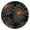 Halloween Spider Webs, variant on Halloween Spooky Icons on Dark Pattern Round Fitted Tablecloth with Elastic Edge,Dining Table Cover Waterproof,Outdoor Round Tablecloth for Camping,Dining,Indoor and Outdoor