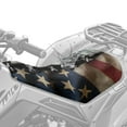 thumbnail image 2 of Uorisanigo ATV Seat Cover Waterproof Camo American Flag Four-Wheeler Seat Cover Anti-Slip Breathable Proof Outdoor UV Protection for Polaris Sportsman Foreman Kodiak, 2 of 7