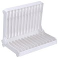 thumbnail image 3 of Mobutofu 1Set Small Dish Rack White Plastic 12.6 * 8.3 * 1 inch for Household Users, 3 of 8