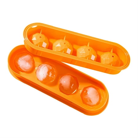 

Pengpengfang 2 Pcs Food Grade Ice Ball Mold Flexible Plastic DIY Craft Multi-grid Ice Ball Tray Party Supplies