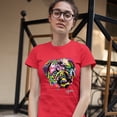 thumbnail image 3 of Tee Hunt Adorable Pug T-Shirt Andy Maxx Dog Women's T-Shirt Tee, Red, Small, 3 of 5