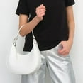 thumbnail image 3 of Stylago Women's Shoulder Purses Fashion Leather Underarm Handbags Ladies Shopping Phone Zipper Tote Bags for Travel Shopping White, 3 of 5