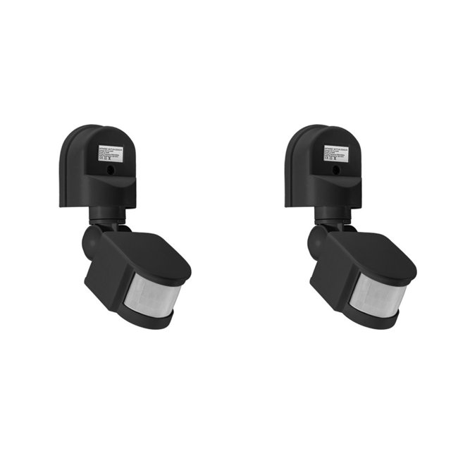 2X Sensor de Movimiento AC110-240V Sensor de Luz Infrarroja Automático Detector de Movimiento Interruptor de Luz Exterior Sensor de Presencia A