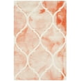 thumbnail image 2 of Safavieh Dip Dye Christabella Distressed Area Rug, Orange/Ivory, 2' x 3', 2 of 7