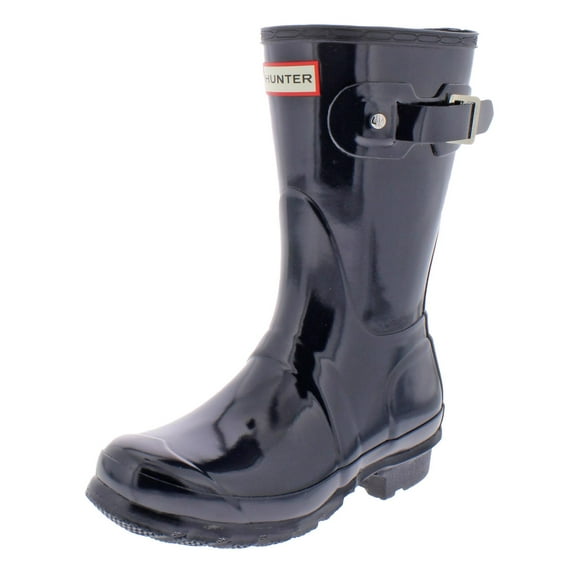 Hunter Women's Original Short Gloss Rain Boots Navy Size 6
