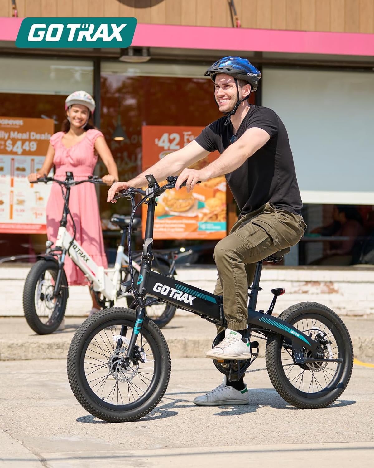 Gotrax 20" Folding Electric Bike for Adults, 48V 10Ah, 40 miles & 20 mph, 500W Peak Motor, UL2849, Black