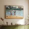 thumbnail image 6 of Vintage Landscape-CVII By Wexford Home Framed in Gold Wood Gallery Wrapped Canvas 27 in. x 41 in., 6 of 7
