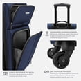 thumbnail image 3 of Equipaje U.S. TRAVELER Anzio Softside, expandible, 66 L, verde azulado, 3 of 5