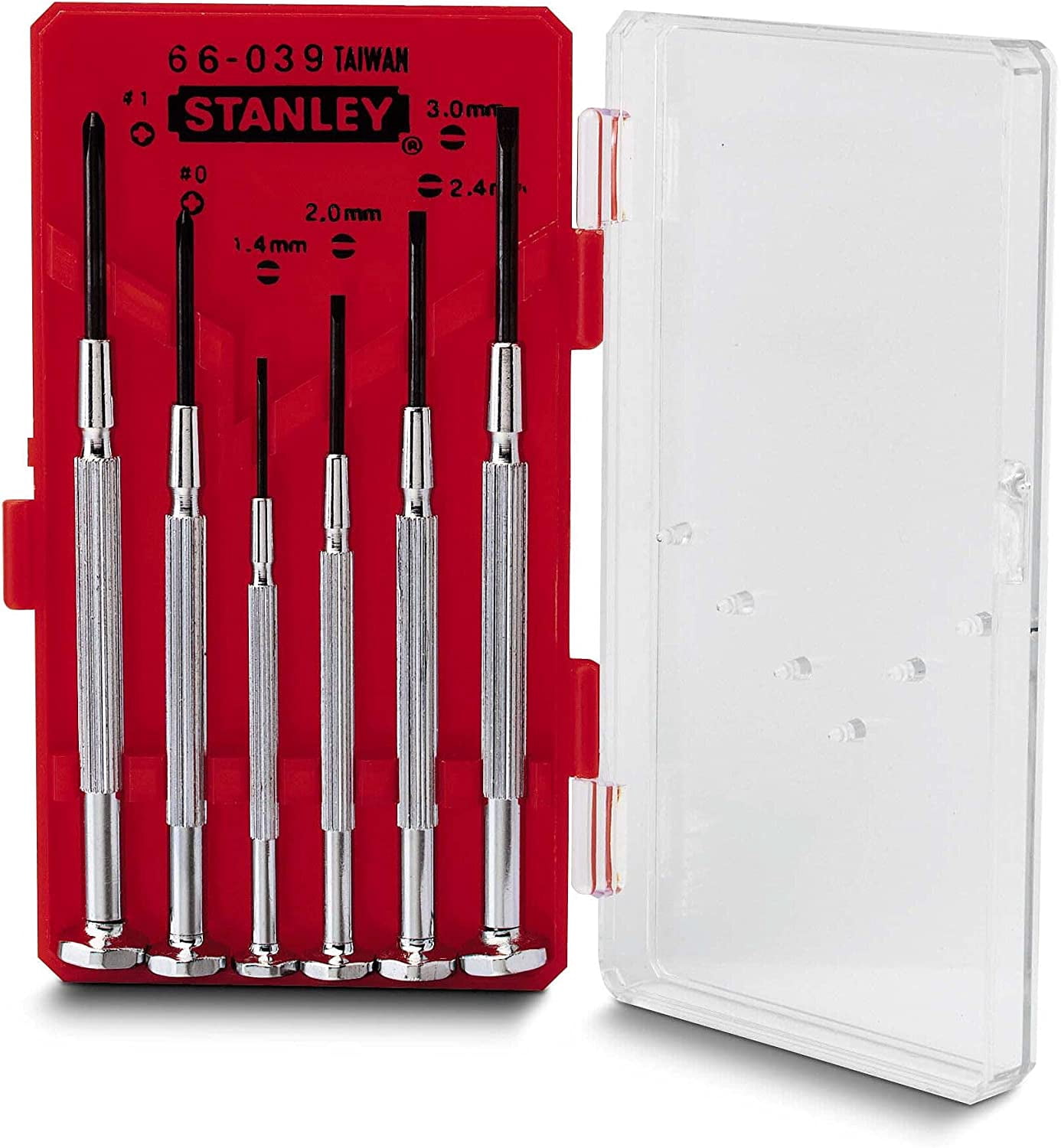 Stanley 1-66-039 Precision Screwdriver Set (6-piece), Multicolor