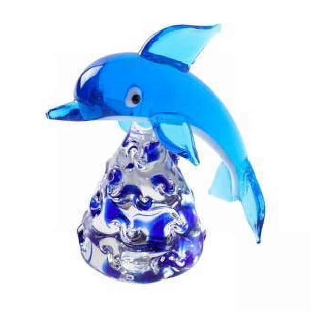 Estatuilla de delfines,Estatuilla de delfines Escultura nórdica Modelo de regalo,Escultura de animales Artesanía Adornos de delfines,Arte moderno Decoración de escritorio para oficina en