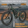 thumbnail image 6 of SMLRO Electric Bike for Adults, Dual Motor AWD 2000W 35MPH Electric Bicycles, Removable Lithium Battery 48V/22.4AH, 7-Speed with Ignition Lock Hydraulic Disc Brake, 6 of 7