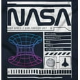 thumbnail image 2 of Retro NASA Deep Space Exploration Men's Graphic T Shirt Tees Brisco Brands S, 2 of 4