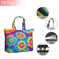 thumbnail image 2 of Colorful Rainbow Tie Dye Spiral Pattern Travel Tote Bags for Women Carry On,Large Weekender Bags for Women Travel,Multi Functional Duffle Bag for Work,Shopping,Sports, 2 of 5