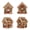 A, variant on Christmas Bead Art House Kit DIY Pearl Painting Holiday Decoration with Hanging Loop for Tree Mantel Shelf Tabletop Seasonal Home Decor