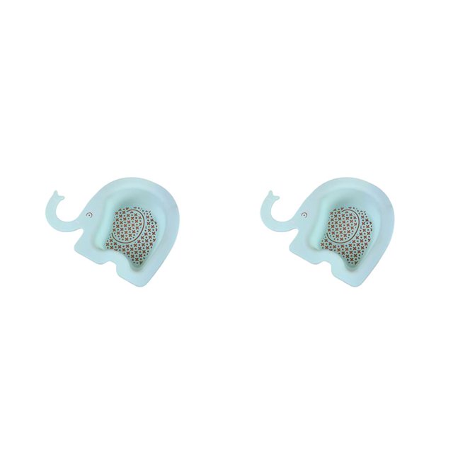 Ounissouiy Cesta de drenaje del fregadero Colgando Cocina Secado Plástico Lavavajillas Frutas Residuos Filtro Colador Organizador Gadget Azul Azul claro 2Conjunto