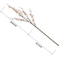 thumbnail image 3 of 4 PCS Artificial Plum Blossom Party Decorations Fake Cherry Flowers Faux Long Stems Wintersweets Silk Flowers Arrangement for Wedding Home Office Bedroom Decor(White), 3 of 5