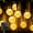 Warm White, variant on Brightown Solar String Lights Outdoor 60 Led 35.6 Feet Crystal Globe Lights with 8 Lighting Modes, Waterproof Solar Powered Patio Lights for Garden Yard Porch Wedding Party Decor (Warm White)