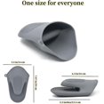 thumbnail image 2 of (grey) Oven Glove Thicken Silicone Pot Holder Mini Oven Mitt Heat Resistant Pinch Covers for Baking, Cooking, Bbq Grilling, 2 of 5