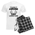 thumbnail image 6 of CafePress - Awesome Dad Looks Like Pajamas - Men's Light Loose Fit Cotton Pajama Set, 6 of 7