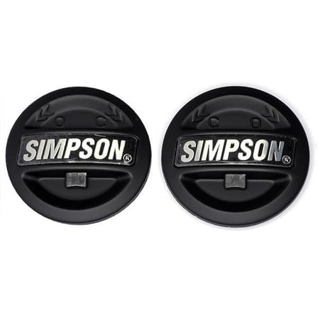 Simpson Motorcycle MBSA Helmet Shield Anchors - MOD Bandit Series - Pair