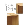 thumbnail image 3 of Series C 36W Return Bridge in Natural Cherry - Engineered Wood, 3 of 3