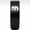 thumbnail image 4 of Black Tungsten Police Ring, 4 of 5